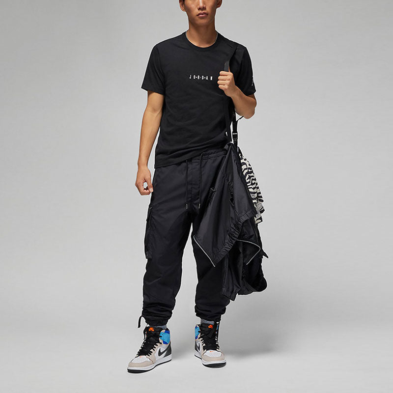 Air Jordan Embossed Air Crew T-Shirt 'Black' DM3183-010