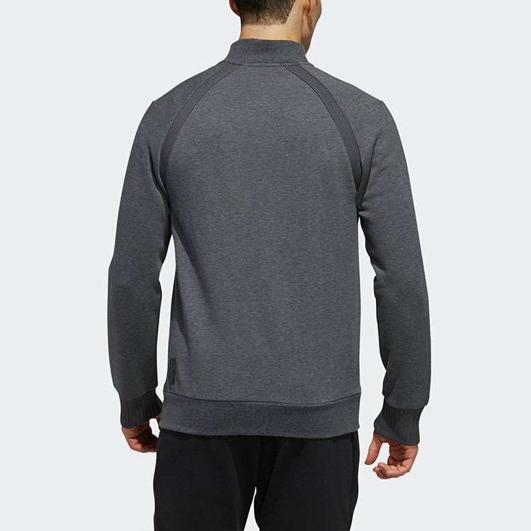 adidas WJ TT Stand Collar Training Sports Jacket Gray FJ0202
