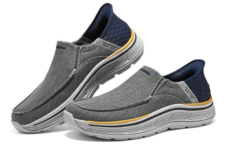 Skechers Remaxed-Fenick Slip-Ins 'Grey Blue' 204839-BLU