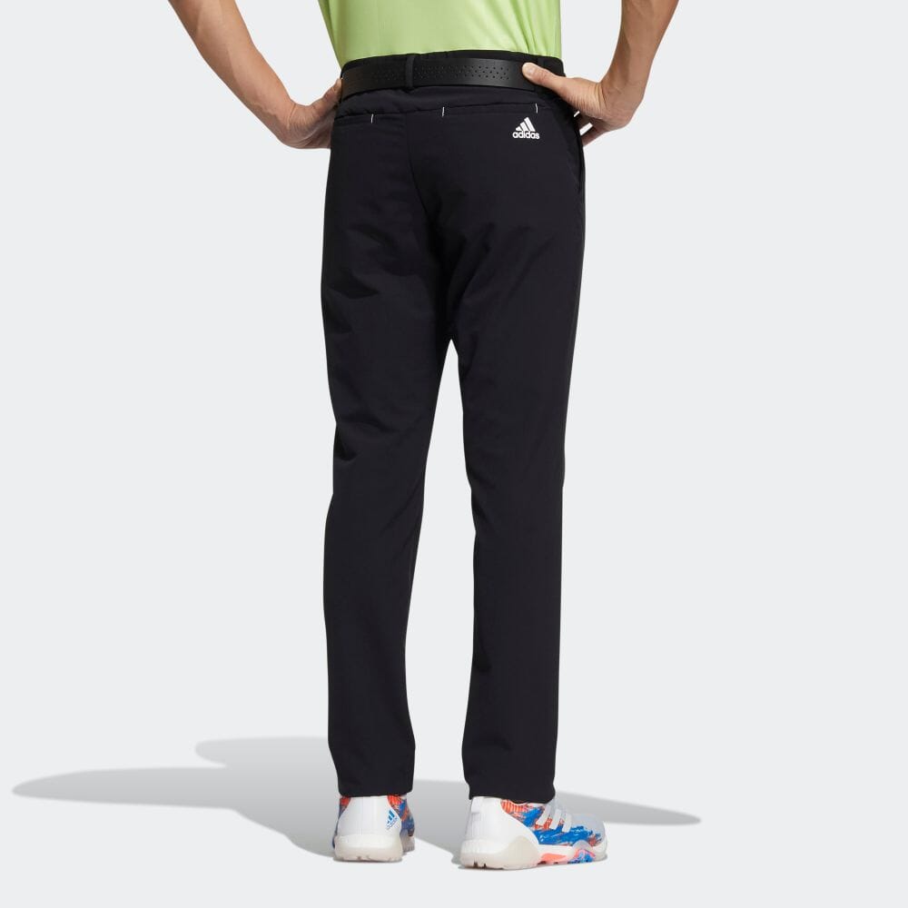 Men's adidas Theree Stripe Life Solid Color Breathable Straight-Leg Casual Pants/Trousers Black HA3269