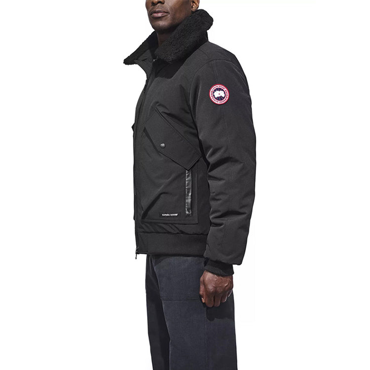 Canada Goose Bromley Bomber Detachable Pilot Jacket Male Black 7996M-61