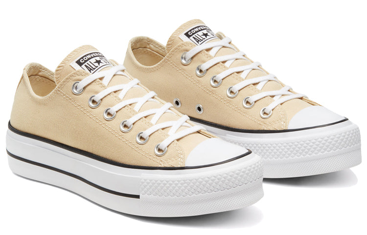 (WMNS) Converse Chuck Taylor All Star Platform Low 'Farro White' 568626C