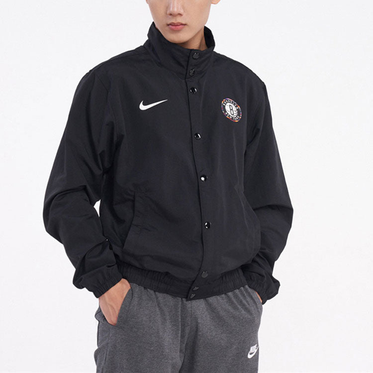 Nike Brooklyn Nets Sports Logo Jacket Black CD3037-010