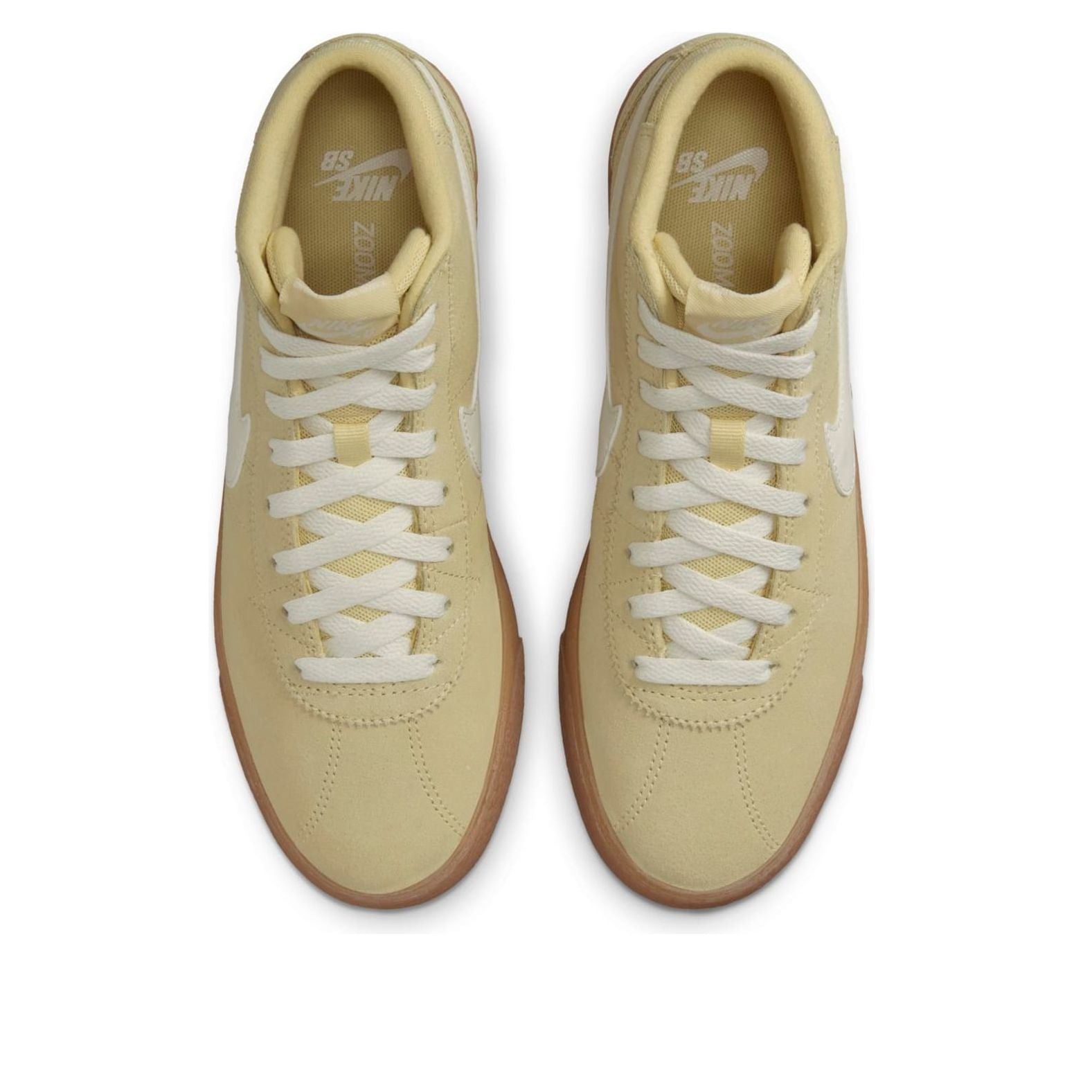 (WMNS) Nike Bruin High SB 'Lemon Wash Gum' DR0126-700