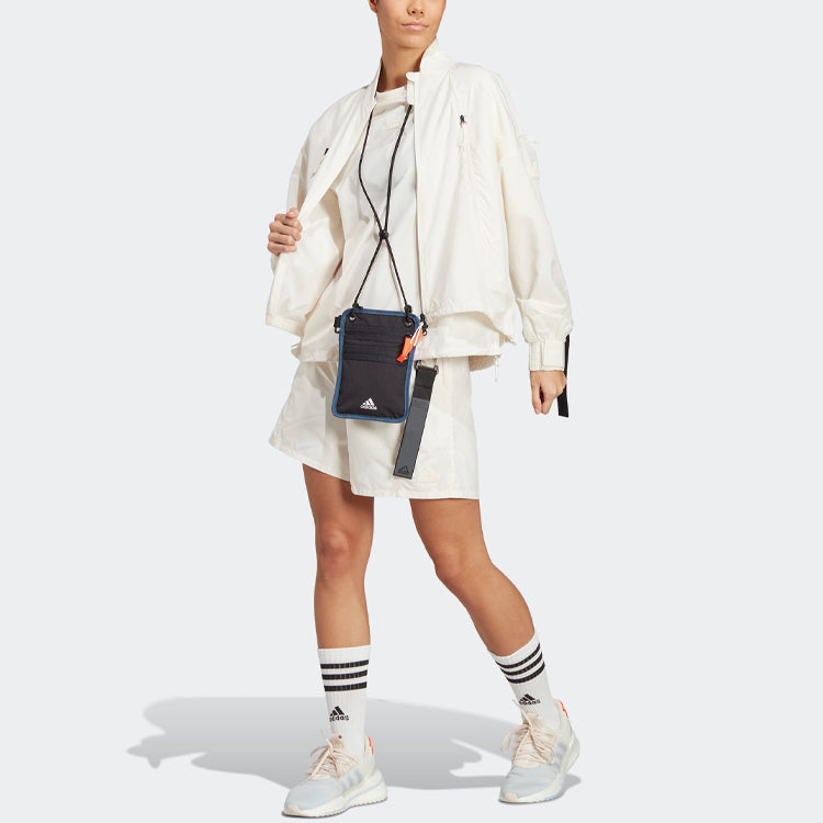 (WMNS) adidas City Escape Loose Track Tops 'White' IA2135