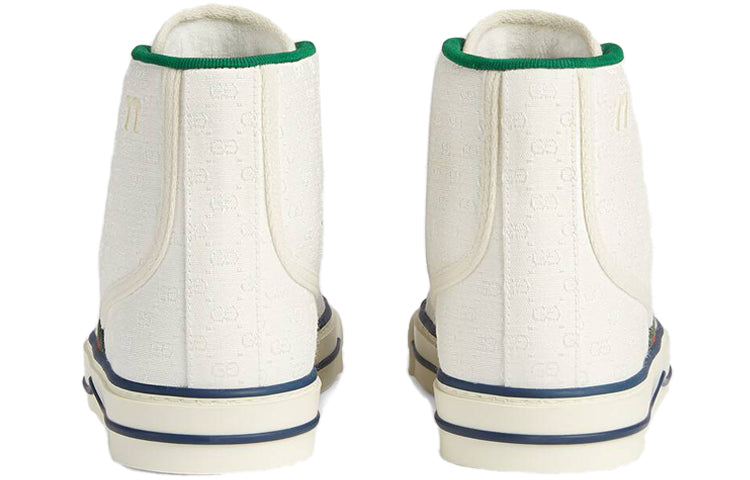 (WMNS) Gucci Tennis 1977 High 'White Mini GG' 627838-99WM0-9074
