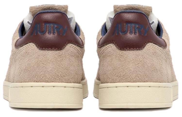 (WMNS) AUTRY New Flat Low Suede 'Ecru and Fudgesickle' FLLW-UL06