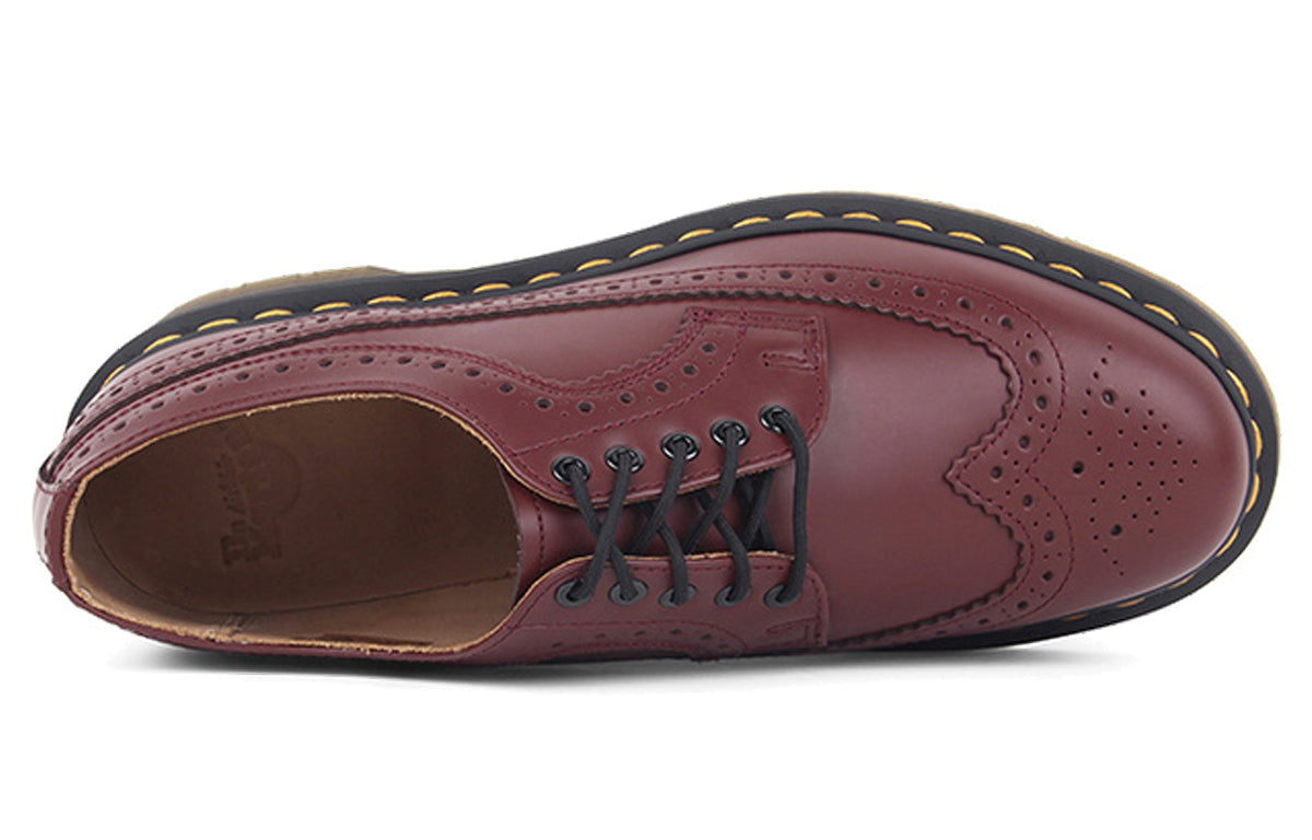 Dr. Martens 3989 Smooth Leather Brogue 'Cherry Red' 22210600
