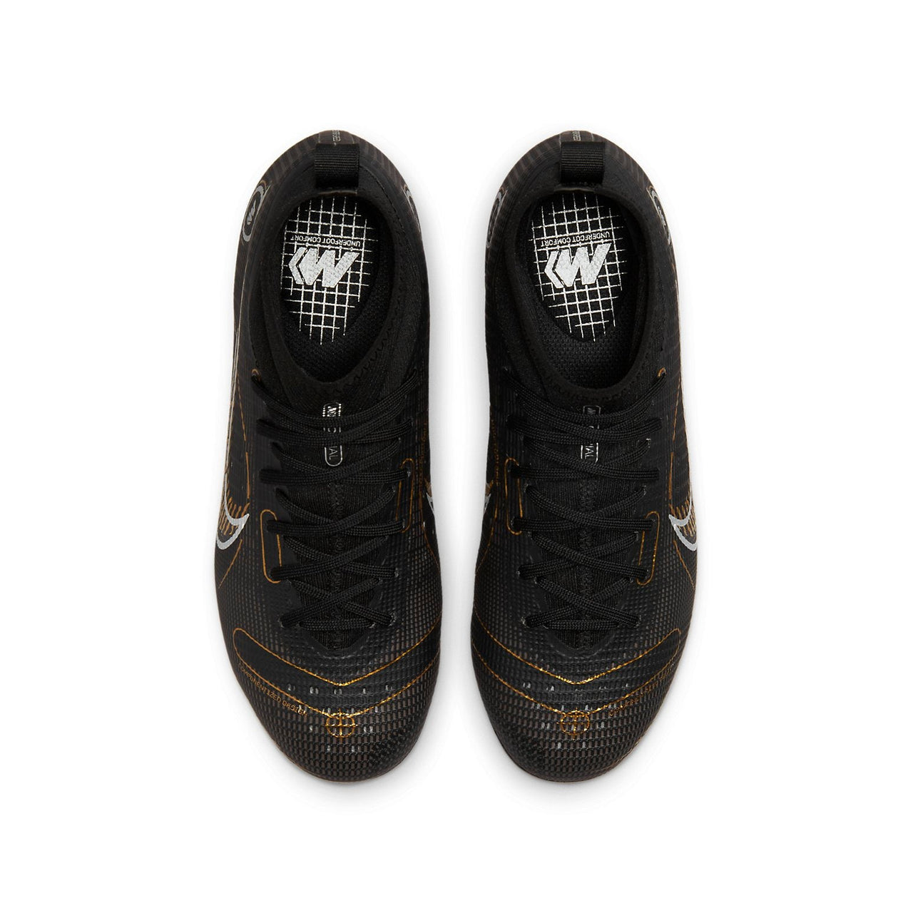 (GS) Nike Jr. Mercurial Superfly 8 Pro FG 'Black Gold' DJ2843-007