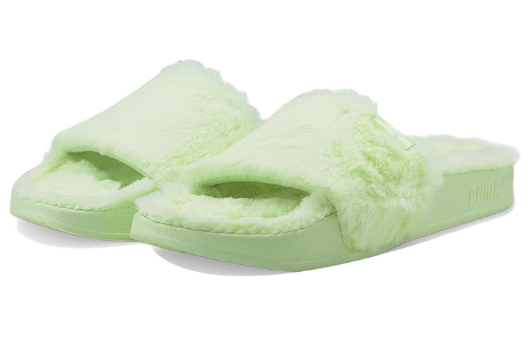 (WMNS) PUMA Leadcat 20 YLM Sports Slippers Green 385803-03