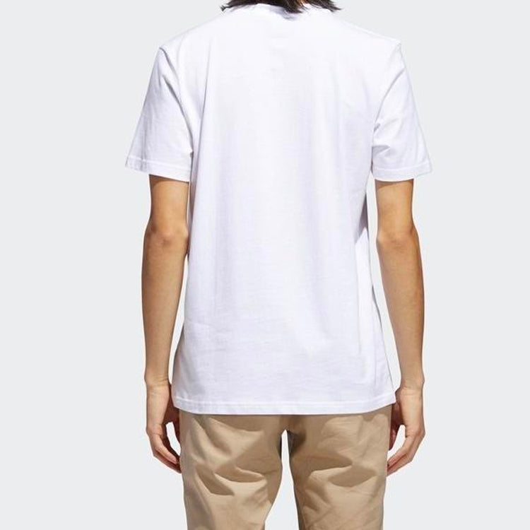 adidas originals Round Neck Short Sleeve Black White CW2336