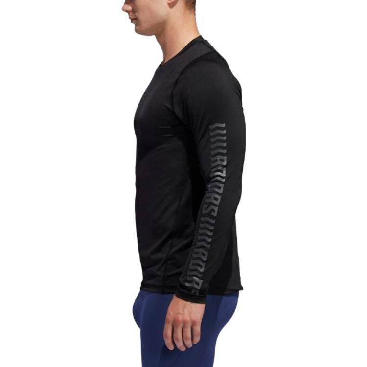adidas Alphaskin Graphic Tshirt 'Black' FJ5148
