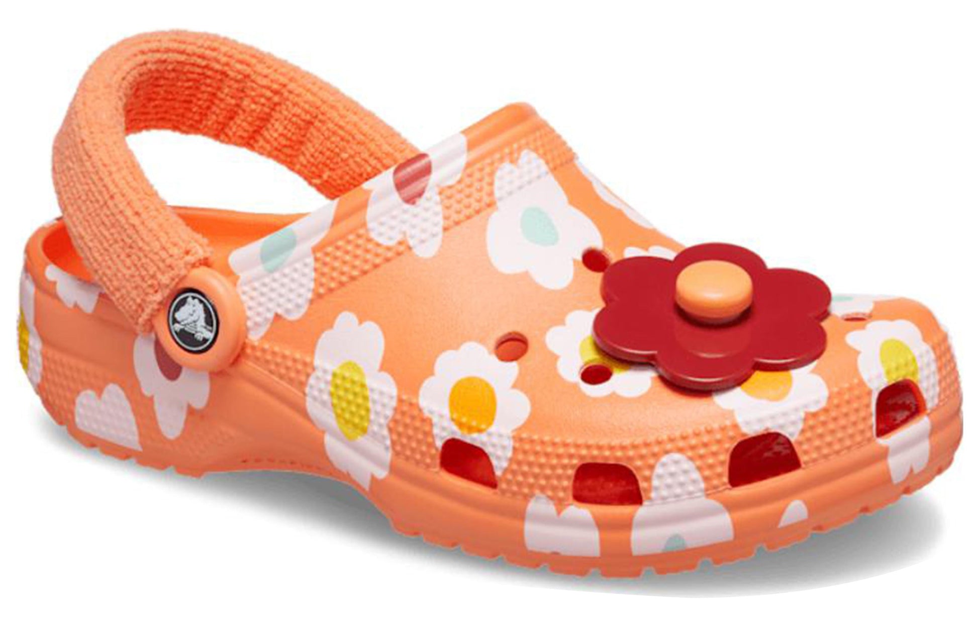 Crocs Classic Terry Cloth Clogs 'Orange' 208892-84A