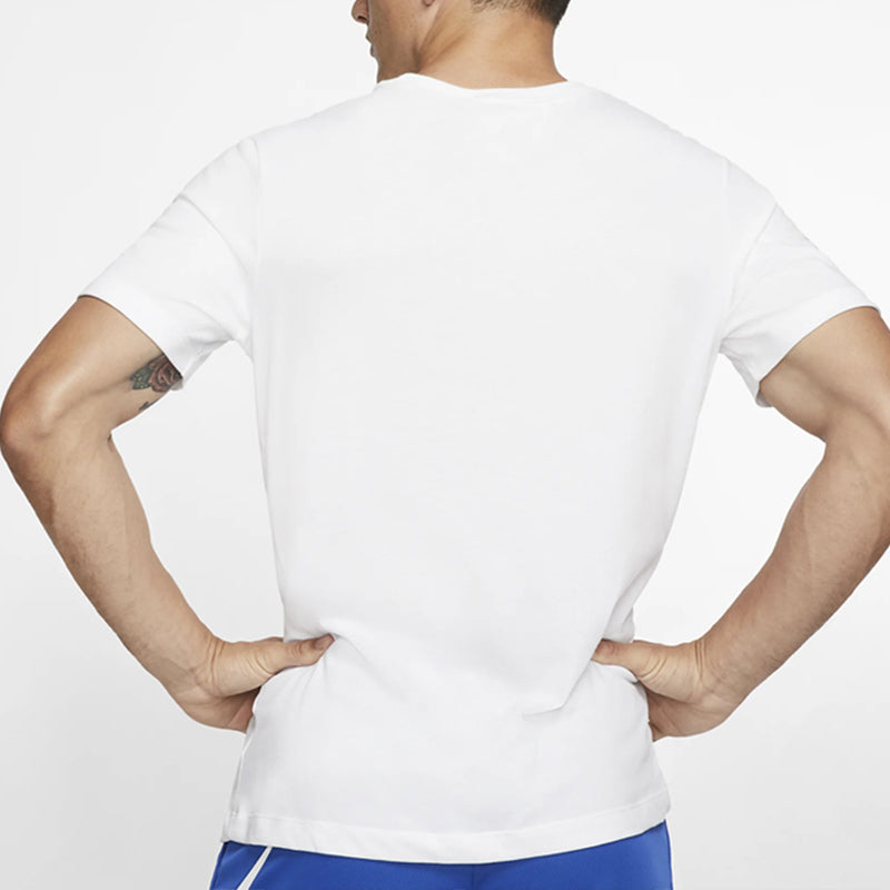 Nike Dri-FIT Training Sports Quick Dry Round Neck Short Sleeve White AR6029-100