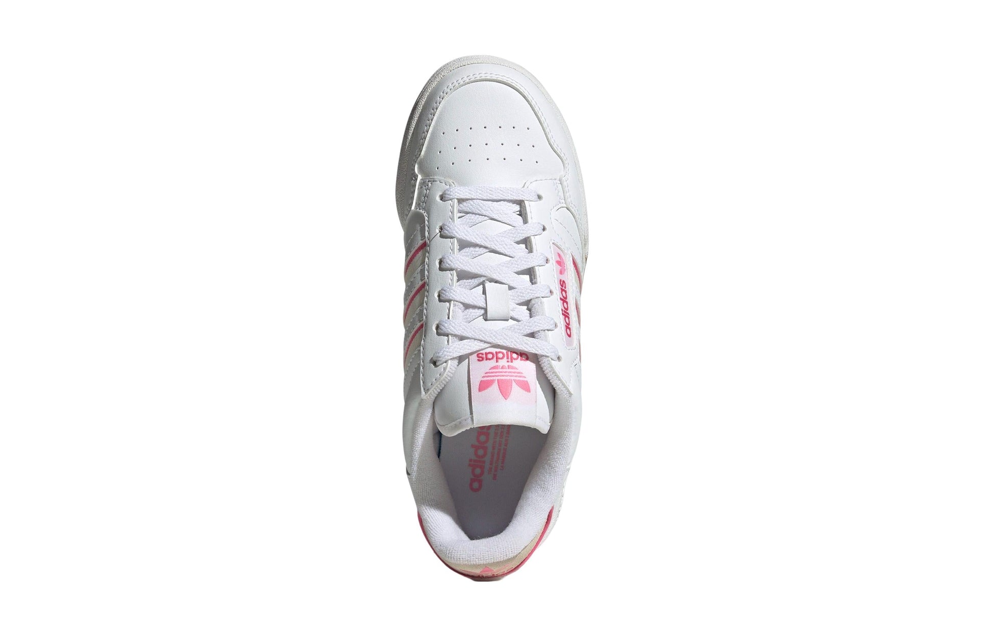 (GS) adidas Continental 80 Stripes 'White Solar Pink' GY9349