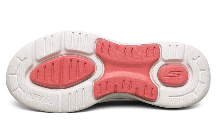 (WMNS) Skechers Go Walk Arch Fit Loafers Pink/White 896018-NAT
