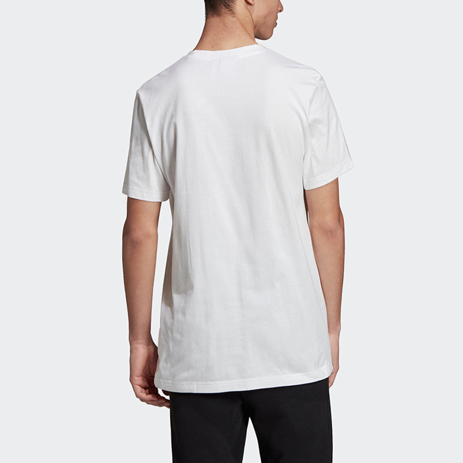 adidas originals Sports Printing Logo Pattern Round Neck Short Sleeve White FK9974