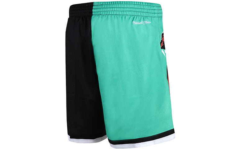Mitchell & Ness x NBA Memphis Grizzlies Big Face Shorts 'Black Green' PSHR4351-VGRYYPPPTEAL