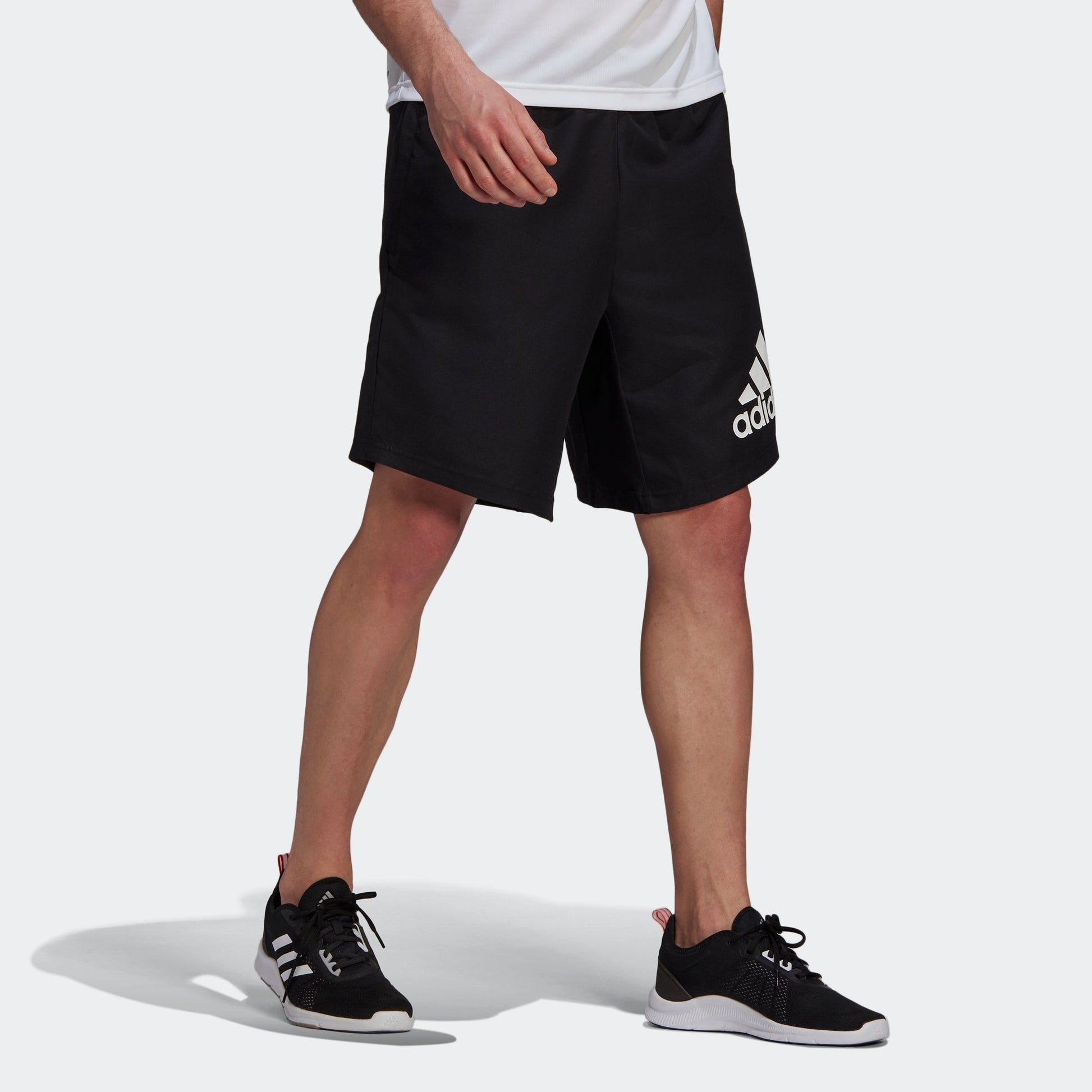 adidas M Sprt4ia Sho Logo Printing Training Sports Shorts Black GV5923