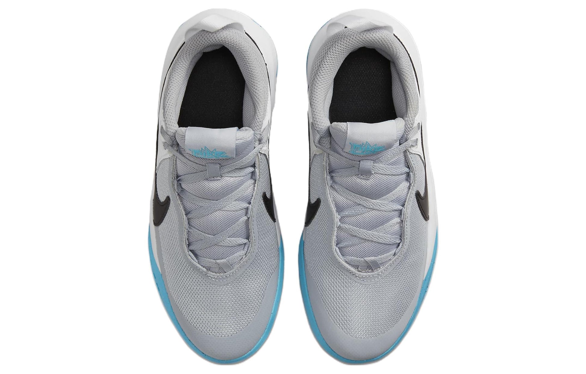 (GS) Nike Team Hustle D10 'Grey Blue Lightning' CW6735-104