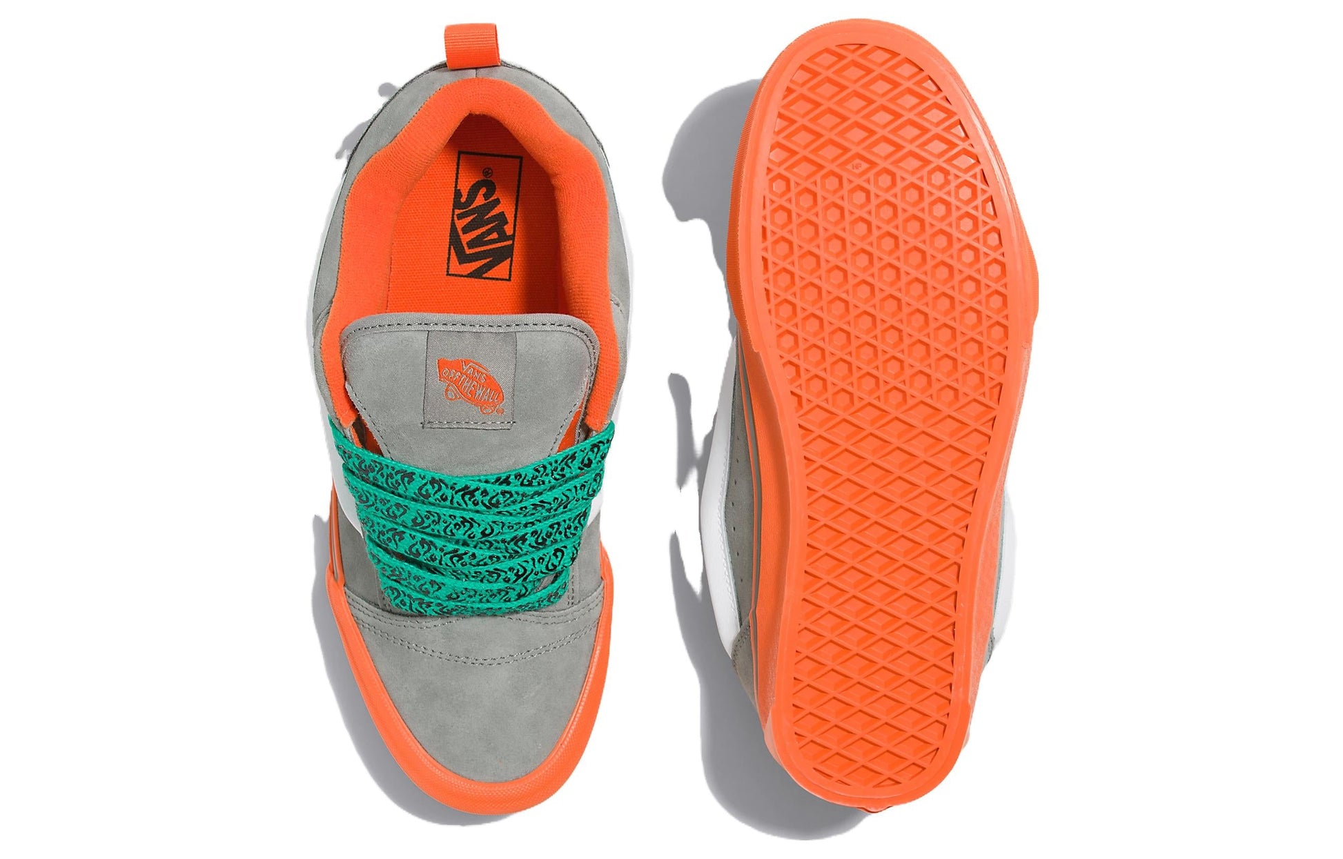 Vans Knu-Skool 'Pop Outsole - Grey Orange' VN0009QCORA