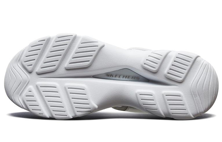 (WMNS) Skechers D'lites Ultra 'White Grey' 32381-WGY