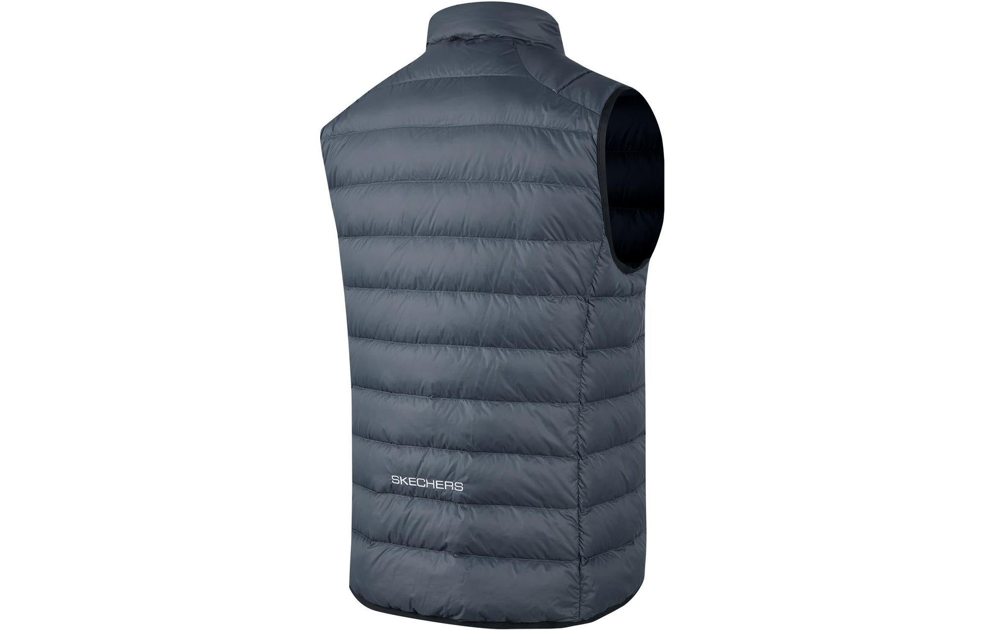 Skechers Hooded Woven 3-In-1 Down Jacket 'Grey Black' P423M114-02N6