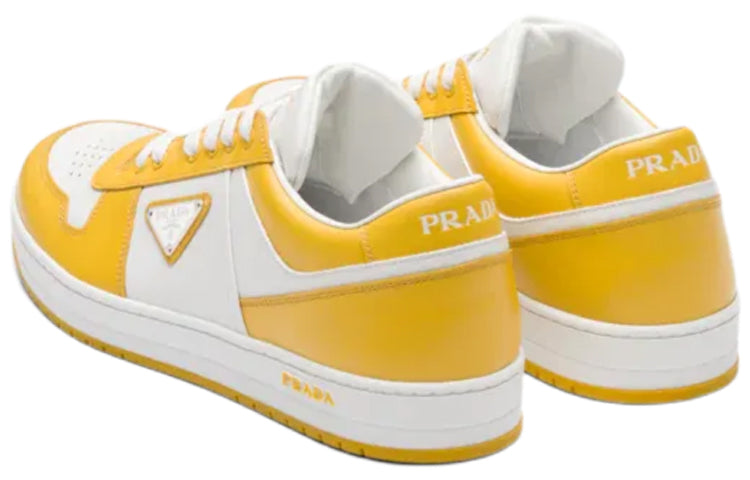 (WMNS) PRADA Downtown Leather Sneakers 'White Sun' 1E792M_3LKG_F0A7U