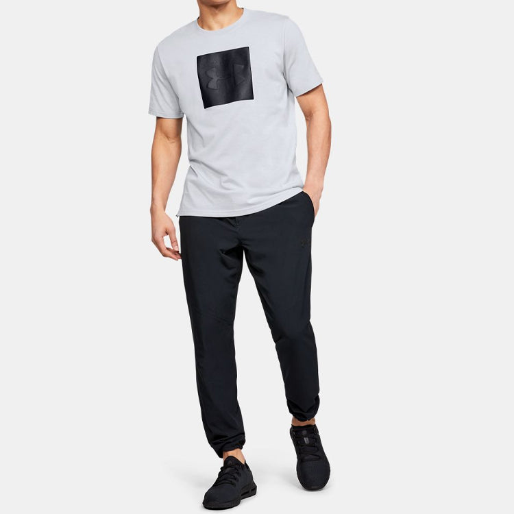 Men's Under Armour UA Unstoppable Knit Loose Breathable Training Sports Gray 1345643-014