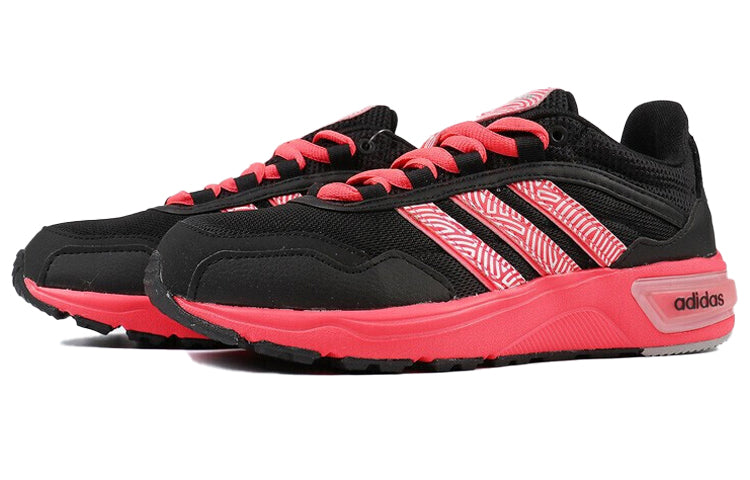(WMNS) adidas neo Tis Runner Black/Red FX9292