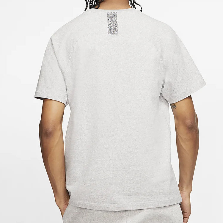 Nike Sportswear Casual Training Round Neck Short Sleeve Gray CK2979-902