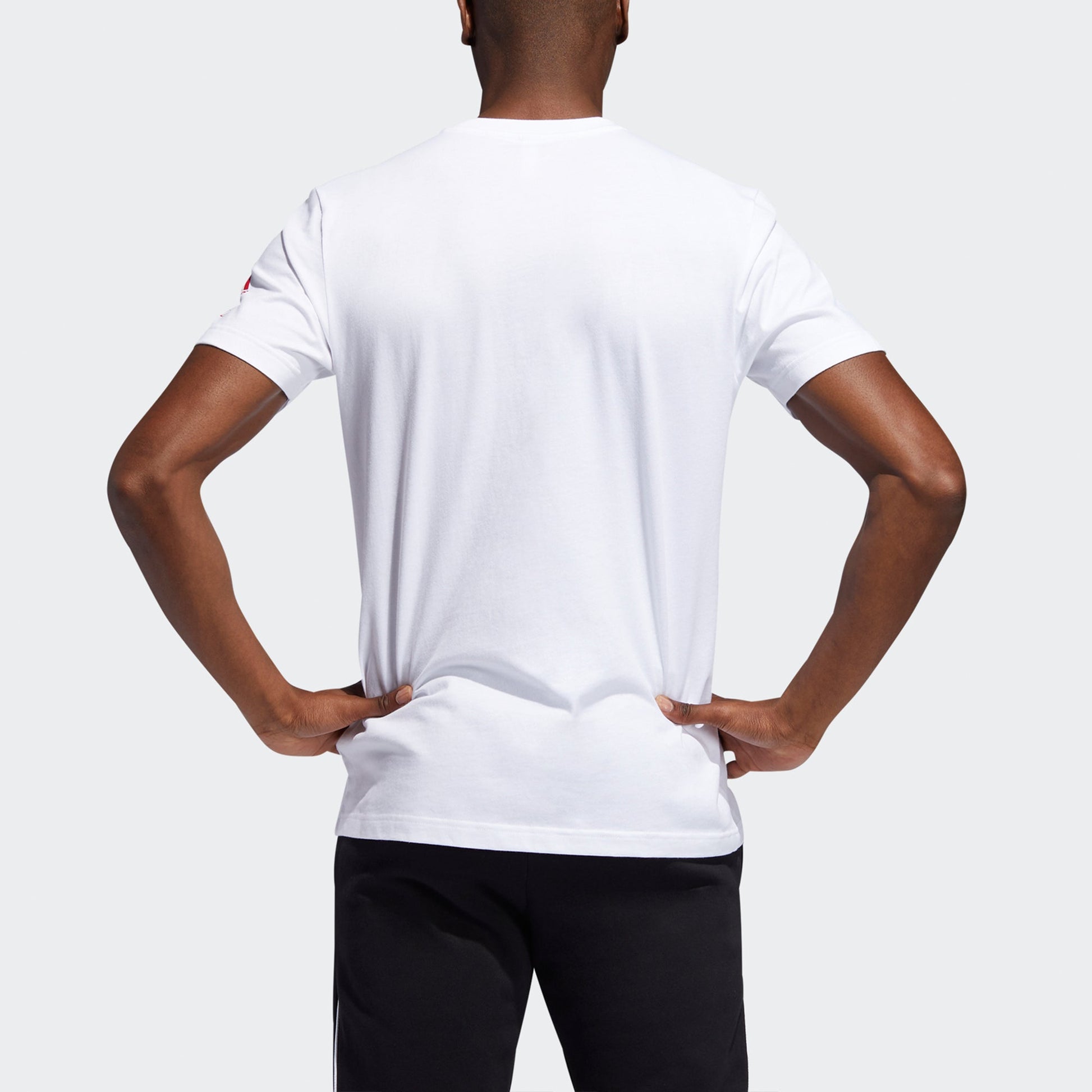 Men's adidas x MARVEL/ MARVEL Dm Spiderman 1 Printing Basketball Sports Round Neck Short Sleeve White T-Shirt DX6983