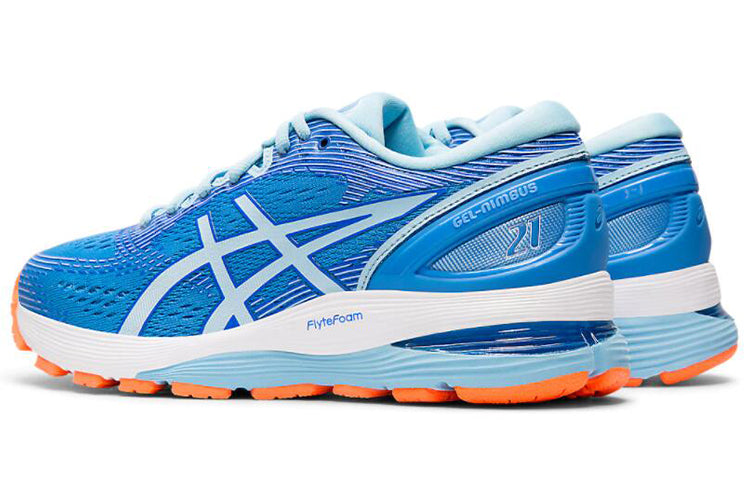 (WMNS) ASICS Gel-Nimbus 21 Wide 'Blue Coast Skylight' 1012A155-400