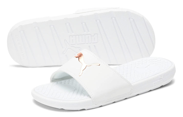 (WMNS) PUMA Cool Cat Sport Slides 'White Rose Gold' 371016-14
