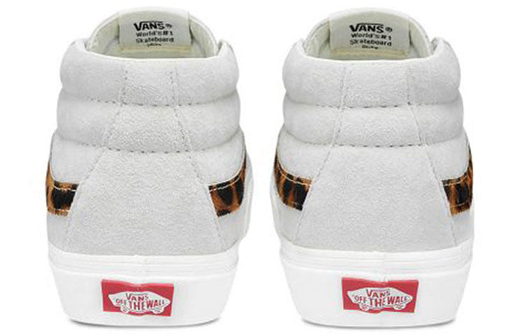 Vans Sk8-Mid Retro Mid-Top Casual Canvas Shoes Unisex White VN0A3WM3033