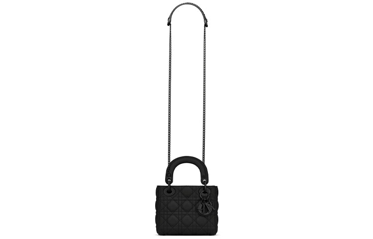 (WMNS) DIOR Mini Lady Dior Bag 'Black Ultramatte' M0505SLOI-M989