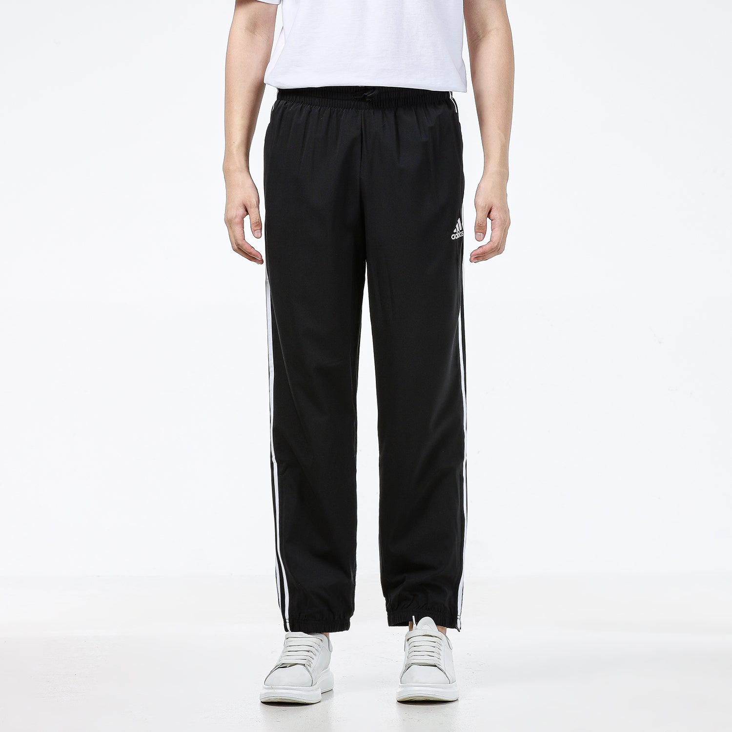 adidas Running Training Breathable Sweatpants Men's Black GK8989
