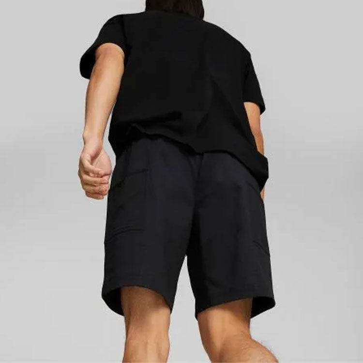 PUMA Logo Downtown Shorts 'Black' 537728-01