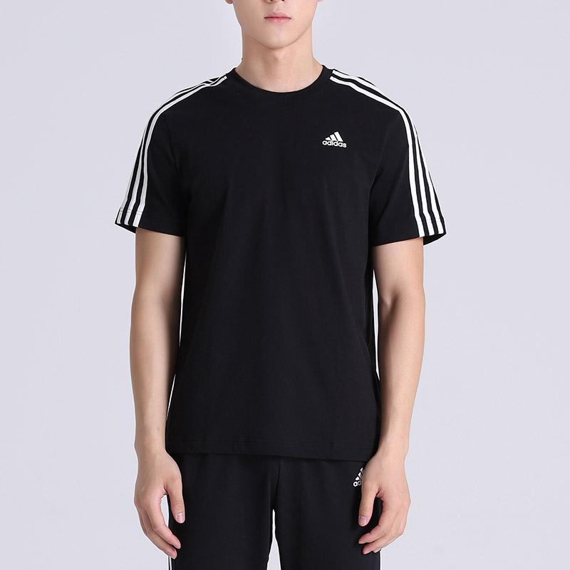 adidas Casual Sports Training Round Neck Short Sleeve Black S98717