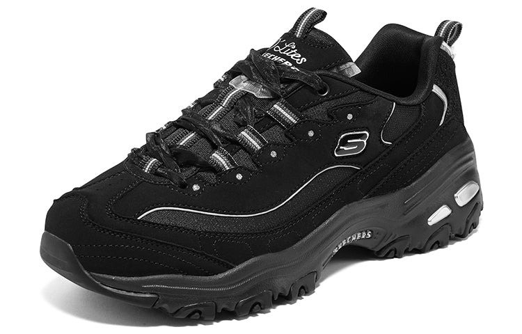 (WMNS) Skechers D'lites Sneakers 'Black' 896738-BBK