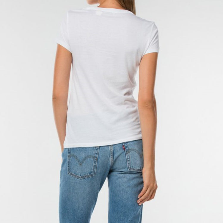 Levis Slim Fit Red logo Short Sleeve White 32223-0144