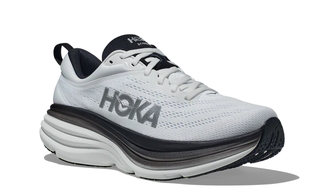 HOKA ONE ONE Bondi 8 2E Wide 'White Black' 1127953-WBLC