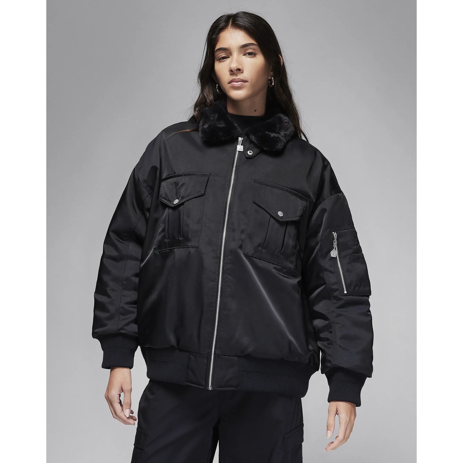 (WMNS) Air Jordan Renegade Jacket 'Black' FB5088-010