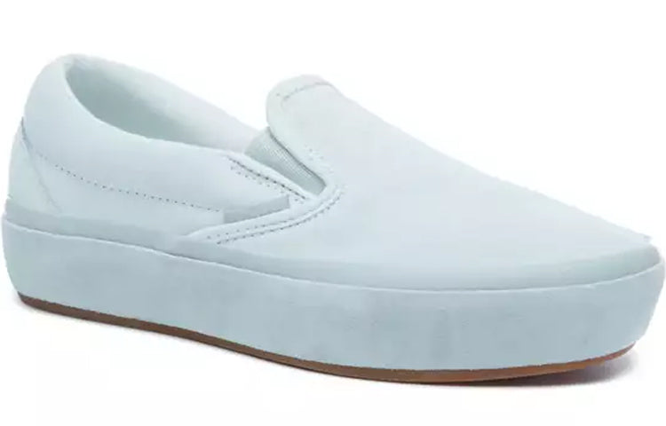 Vans Classic Slip-On Platform 'Suede Outsole - Blue Flower' VN0A3JEZQFB
