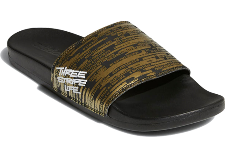 adidas Adilette Comfort Black Gold Slippers 'Black Gold' EG7793