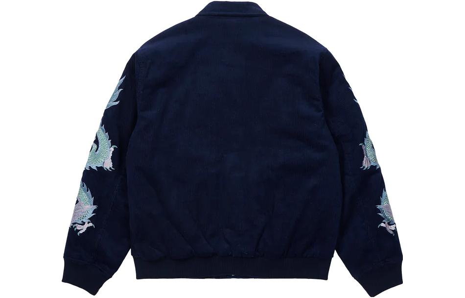 Palace Double Dragon Tour Jacket 'Navy' P23JK176