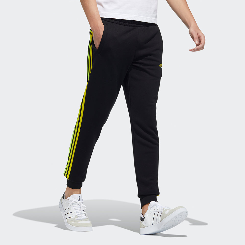 adidas neo M Fav Knt Tp 1 Casual Sports Bundle Feet Long Pants Black GP5674