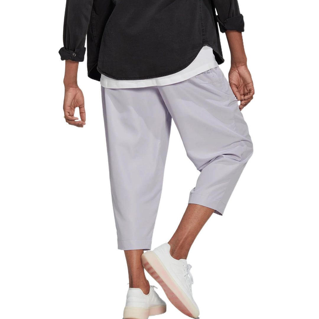 Men's adidas Solid Color Logo Printing Sports Pants/Trousers/Joggers Silver Gray HN1929