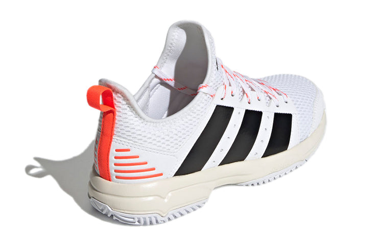 (WMNS) adidas Stabil J 'White Black Solar Red' FZ4655