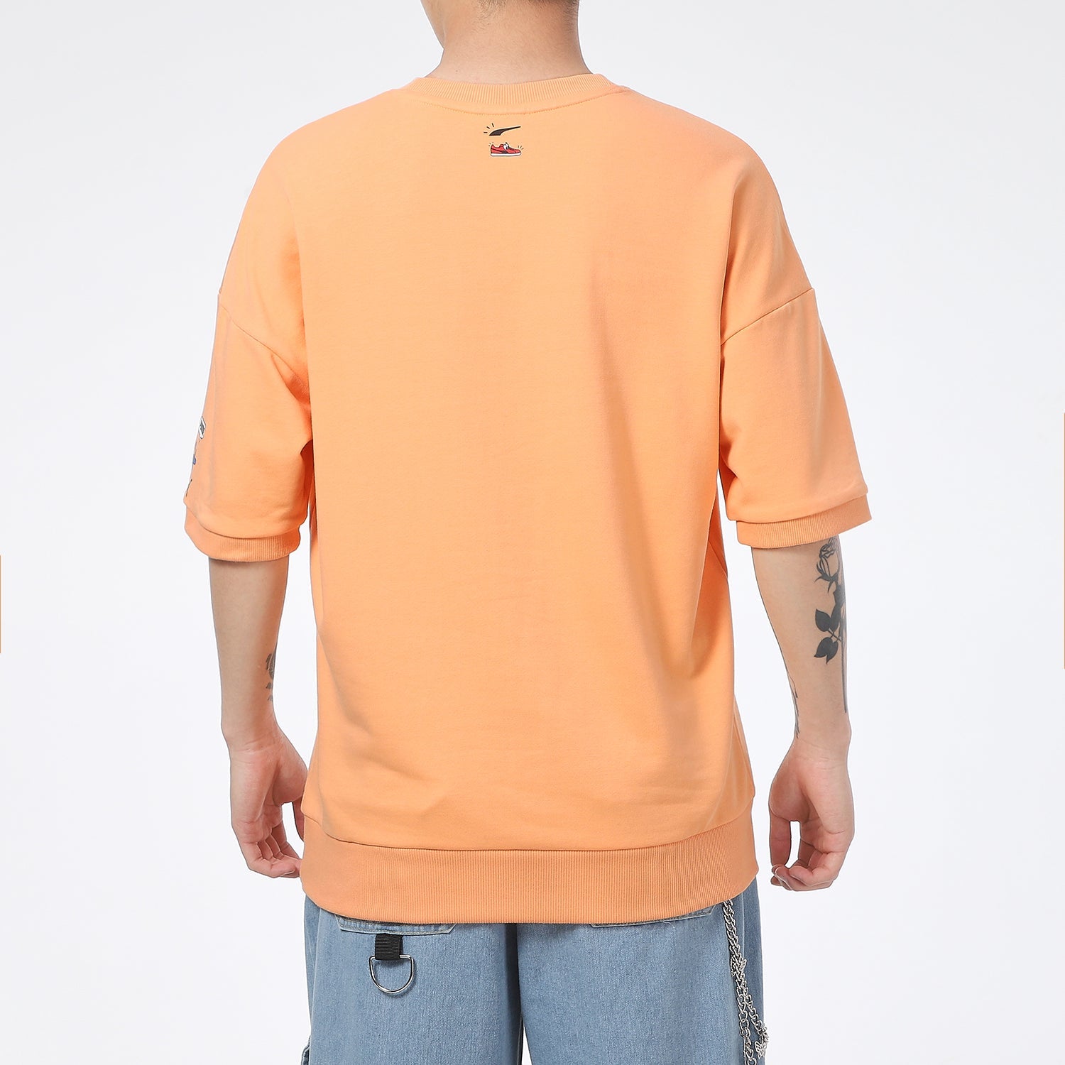 PUMA Logo Essentials T-Shirt 'Orange White' 532041-36